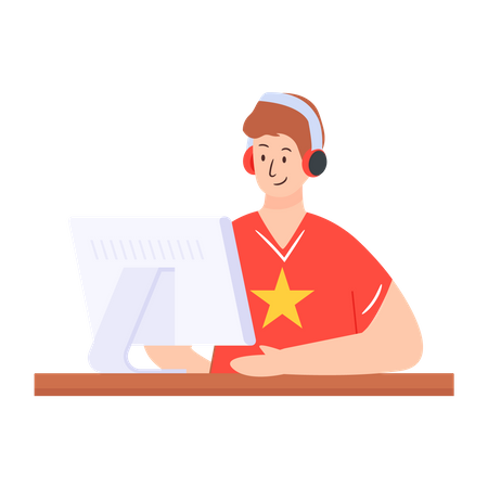 Customer Support Illustration