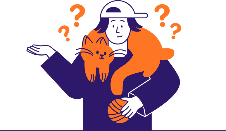 Customer Support Questions and answers  Illustration