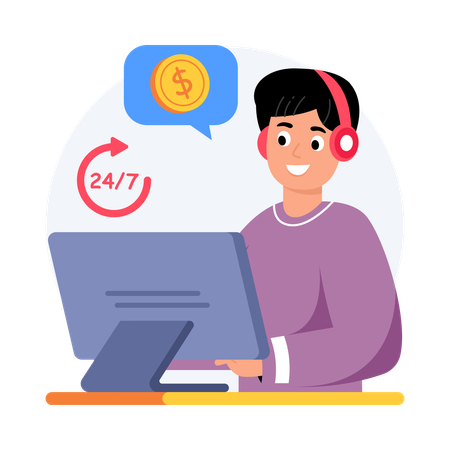 Customer Support Representatives  Illustration