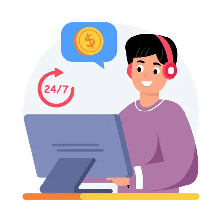 Customer Support Representatives  Illustration