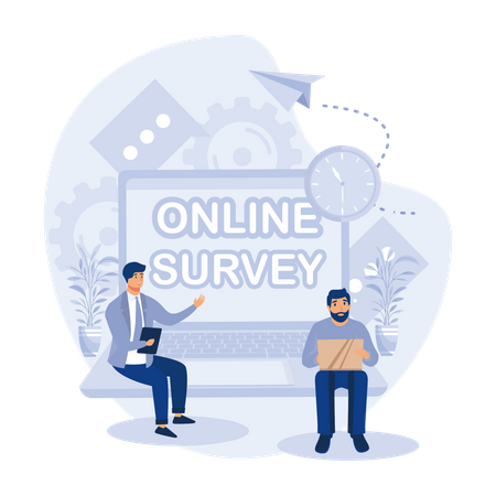 Customer Survey  Illustration