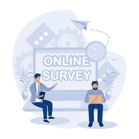 Customer Survey  Illustration