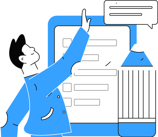 Customer Survey Tools  Illustration