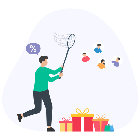 Customer target  Illustration