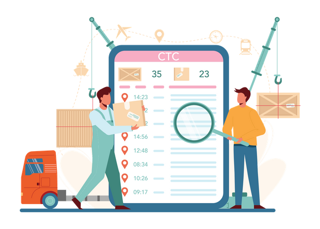 Customer to customer system  Illustration