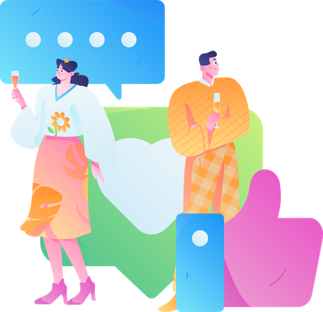 Customers Feedback  Illustration