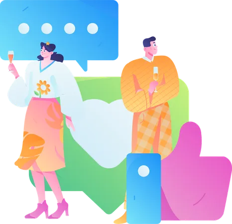 Customers Feedback  Illustration