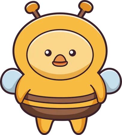 Cute Bee  Illustration