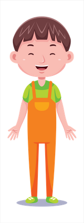 Cute Boy  Illustration