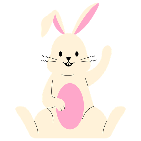 Cute Bunny  Illustration