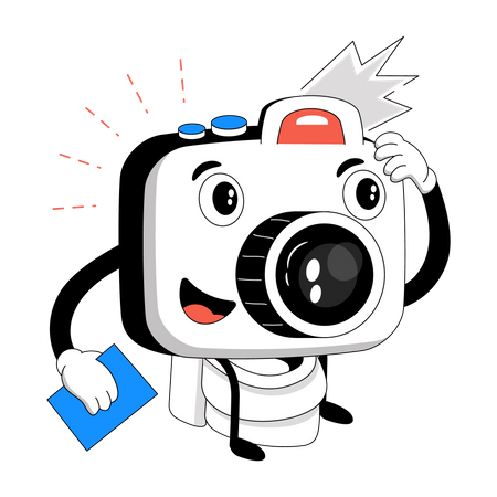 Cute Camera  Illustration