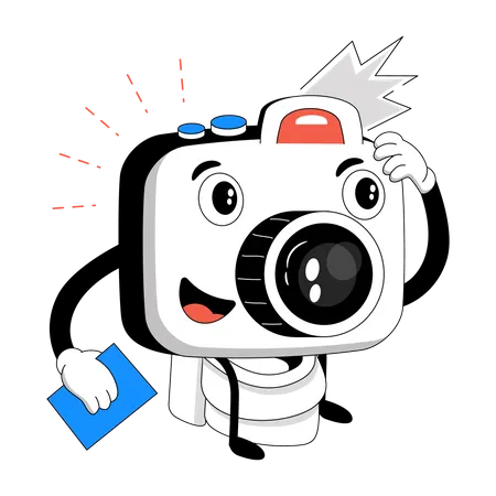 Cute Camera  Illustration