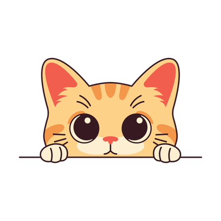 Cute cat  Illustration