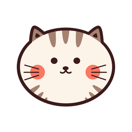 Cute Cat Sticker  イラスト