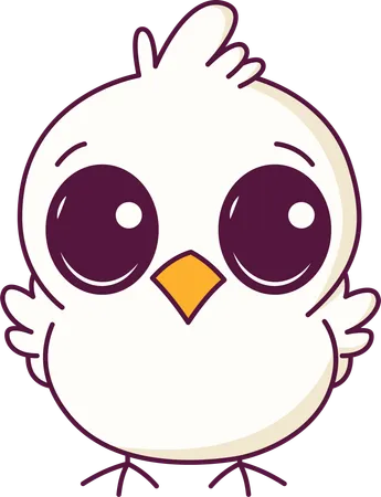 Cute Chick  Illustration