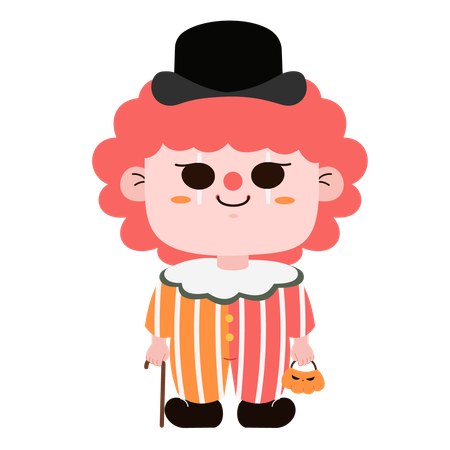 Cute clown  Illustration