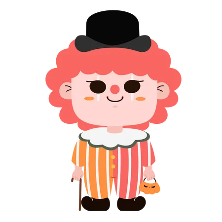 Cute clown  Illustration