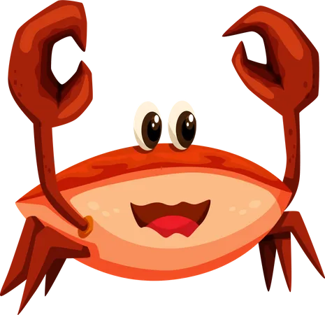 Cute Crab  Illustration