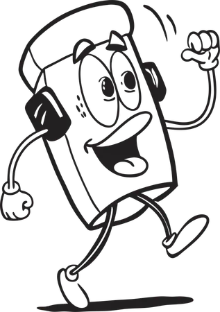 Cute dance  Illustration