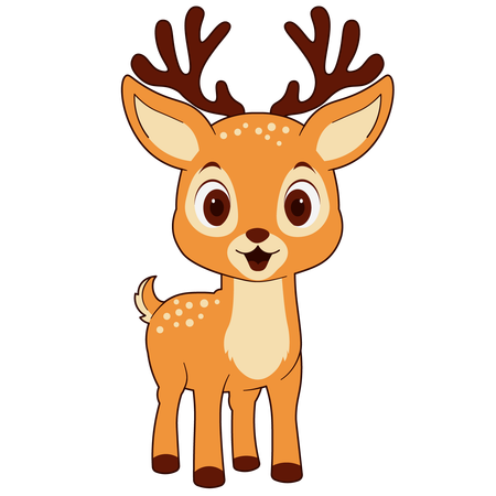 Cute Deer  Illustration