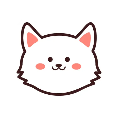 Cute Dog Sticker  Illustration