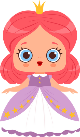 Cute doll  Illustration