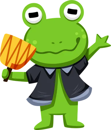Cute Frog  Illustration