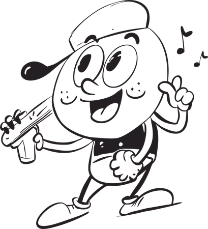 Cute funny character  Illustration