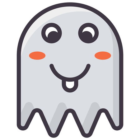 Cute Ghost  Illustration