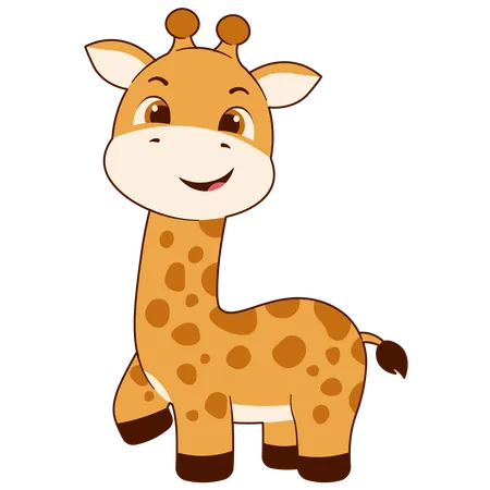 Cute Giraffe  Illustration