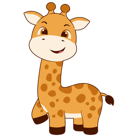 Cute Giraffe  Illustration