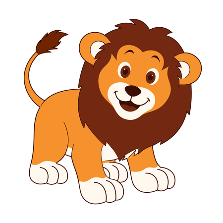 Cute Lion  Illustration