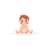 cute little baby illustration free download