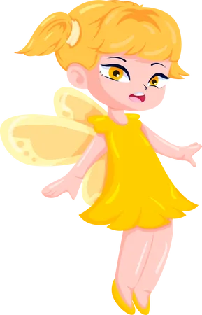 Cute Little Fairy  Illustration