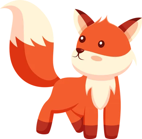 Cute little Fox  Illustration
