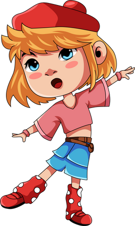 14,371 Cute Little Girl Illustrations - Free in SVG, PNG, EPS - IconScout