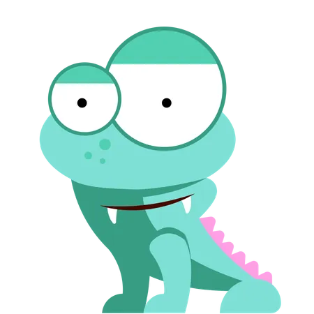 Cute Cartoon Monsters Vector Funny Characters With Spooky Eyes Illustration