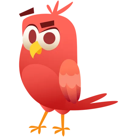 Cute owl bird  Illustration