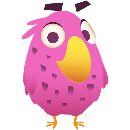 Cute owl bird  Illustration