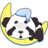 illustration cute panda