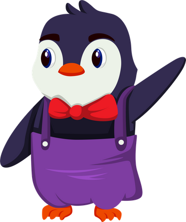 Cute Penguin  Illustration