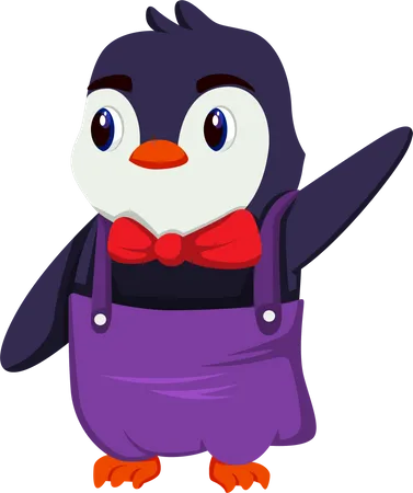 Cute Penguin  Illustration