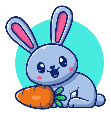 Cute rabbit Illustration
