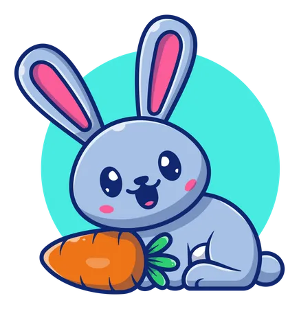 Cute rabbit  Illustration