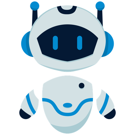 Cute Robots with Various Reaction  Illustration