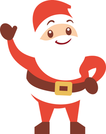 Cute santa claus  Illustration