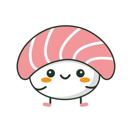 Cute Sushi  Illustration