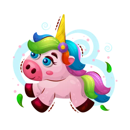 Cute unicorn  Illustration