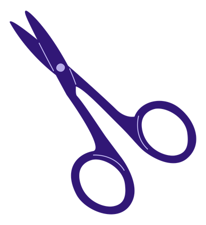 Cuticle scissors  일러스트레이션
