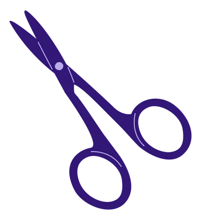 Cuticle scissors  Illustration